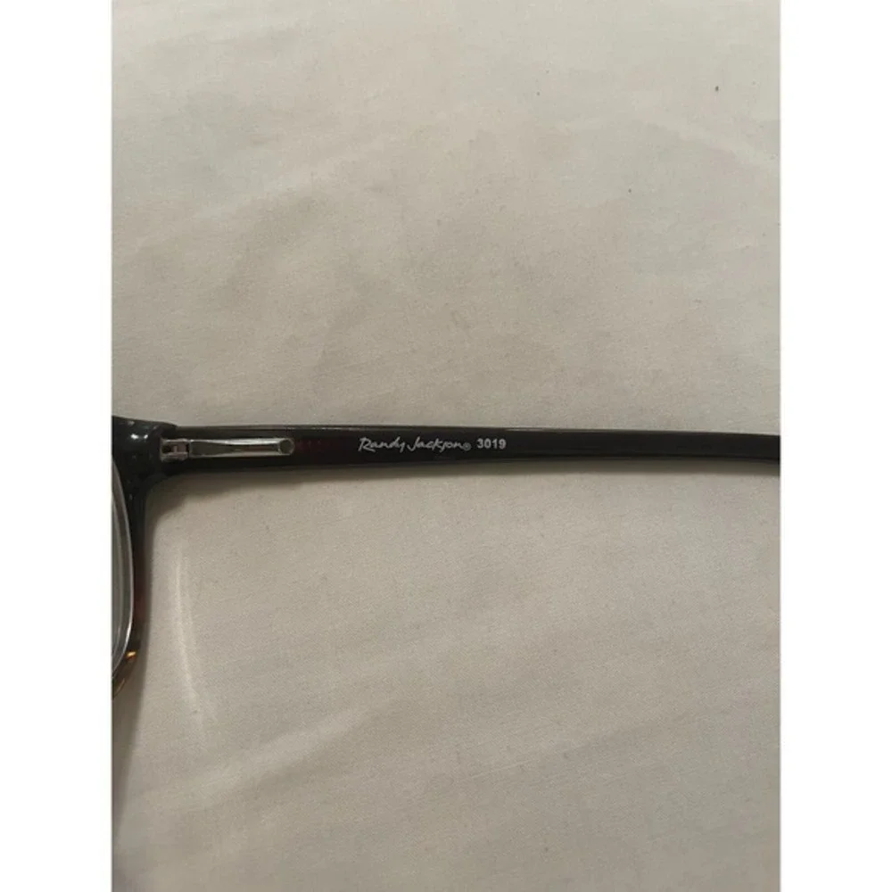 Randy Jackson Eyeglasses RJ 3019 Black Fade 53-19-145 w/ RJ Hard Case‎